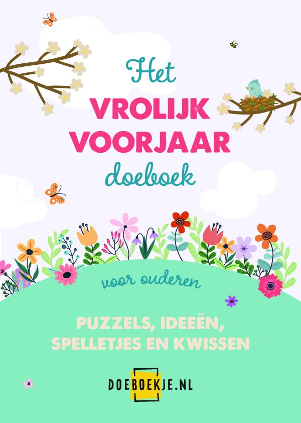 Het Vrolijk Voorjaar doeboek voor senioren